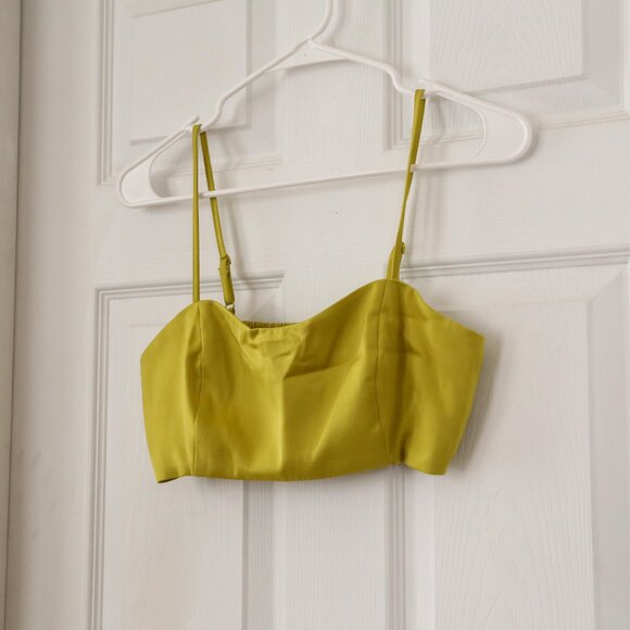 House of Harlow Satin Crop Top, Size XS - Picture 3 of 9